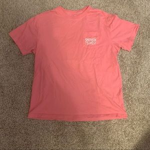 Southern Shirt Co. Coral Short Sleeve Top